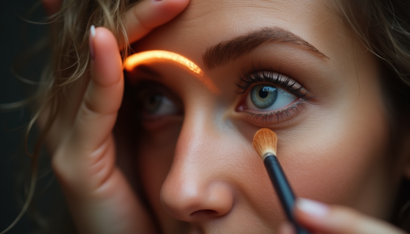 O femeie zâmbind, arătând sprâncene perfect conturate, realizate prin tehnica fir cu fir, subliniind aspectul natural